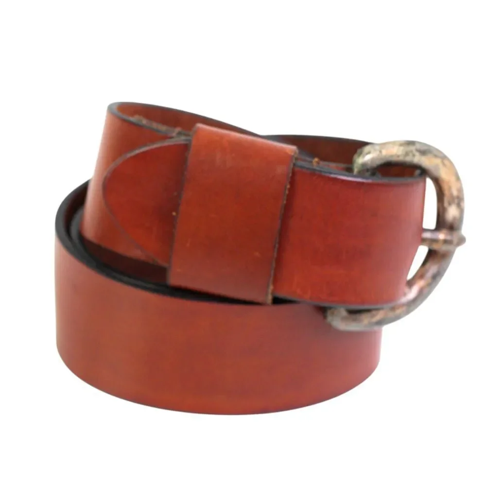 CLASSIC BROWN GENUINE LEATHER 1 1/2